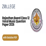 Rajasthan Board Class 12 Vocal Music Question Paper 2026 with Solutions